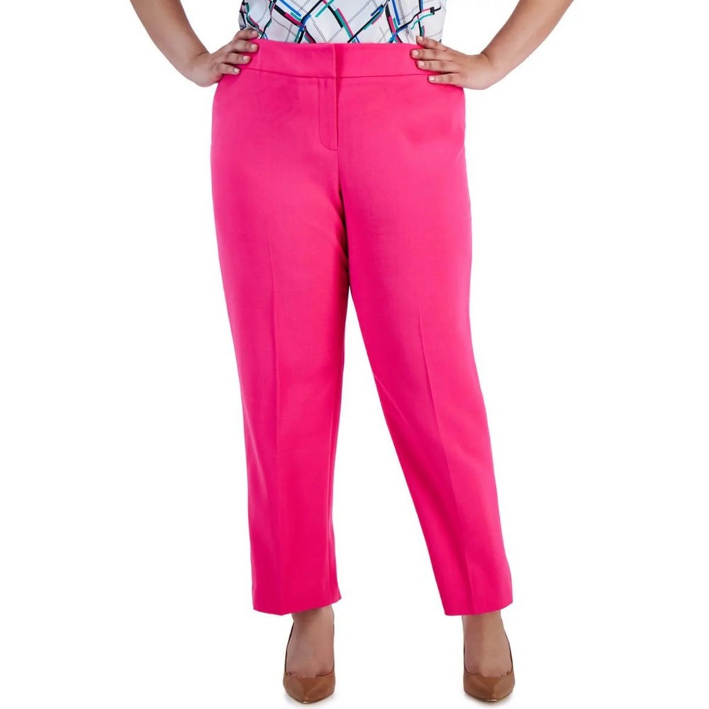 Kasper Women's Plus Size Crepe Business Office Dress pant